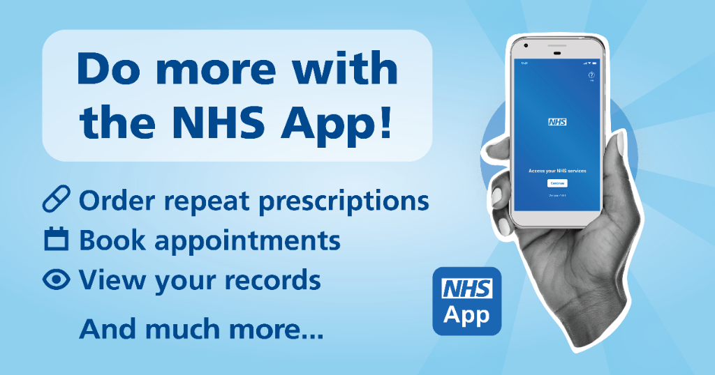 Click to go to NHS App information