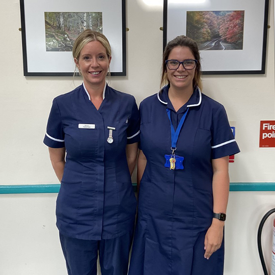 Natalie and Tiffany - Nursing Team